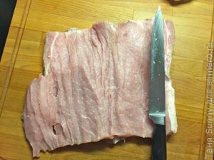 Свинина с каштанами