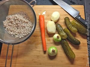 Рассольник с почками
