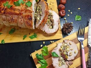 Свинина с каштанами