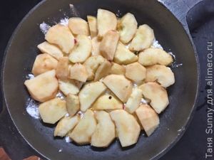 Французский яблочный пирог Тарт татэн