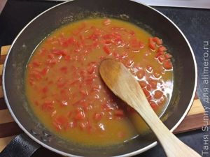 Тушеная курица в стиле басков