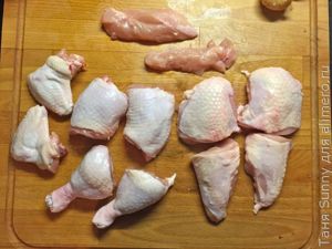 Тушеная курица в стиле басков