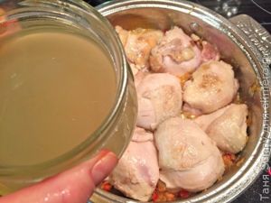 Тушеная курица в стиле басков