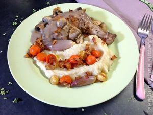 Курица в вине кок о ван