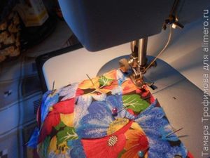 Необычная лоскутная салфетка
