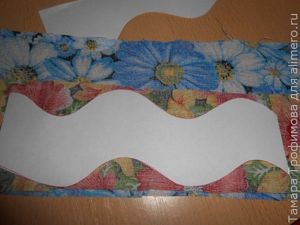 Необычная лоскутная салфетка