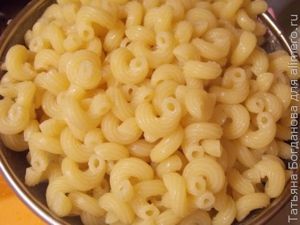 Макароны с мясом и овощами