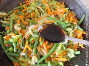 фунчоза с овощами