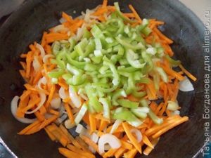фунчоза с овощами