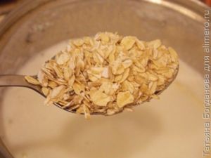 овсянка с яблоком и корицей