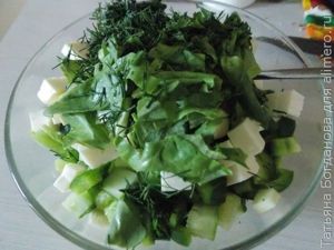 Салат со свежим кабачком