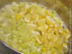 Варенье из кабачка с лимоном