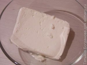 Творожный десерт с голубикой