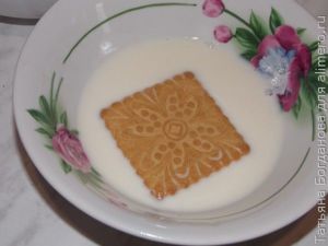 торт из печенья