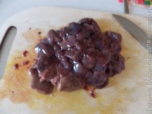 макароны с печенью