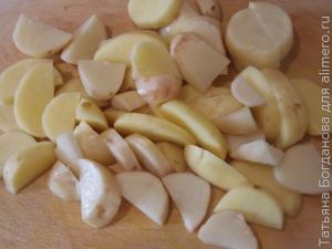 Рагу с куриной печенью