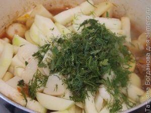 Рагу с куриной печенью
