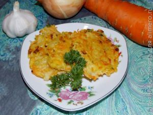 Овощные оладьи