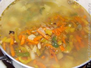 Суп с кукурузой