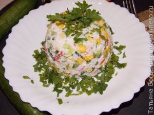 Салат с кукурузой