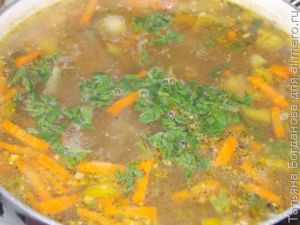 Суп с кукурузой