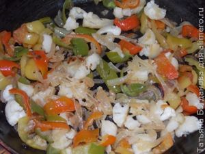 Омлет с овощами
