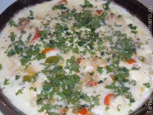 Омлет с овощами