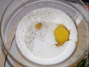 Омлет с овощами