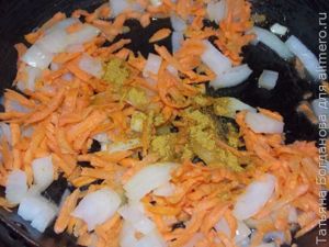 Перловка с овощами