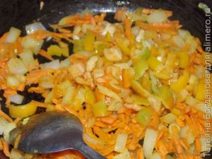 Перловка с овощами