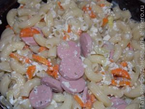 Макароны с яйцами
