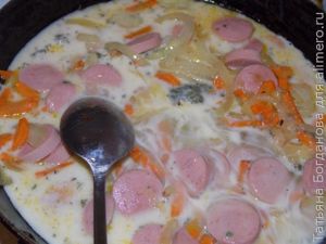 Макароны с яйцами