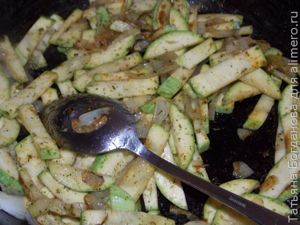 макароны с кабачком
