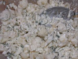 Салат из цветной капусты
