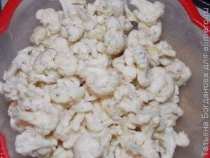 Салат из цветной капусты