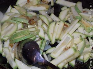 макароны с кабачком