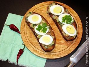 бутерброды с селедкой