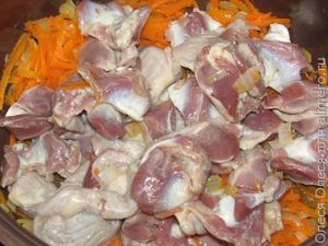 куриные желудочки в мультиварке