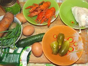 салат с курицей