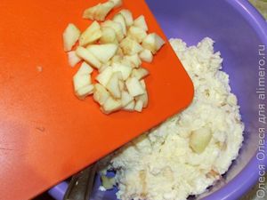 сырники с яблоками