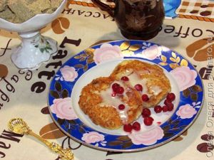 сырники с яблоками