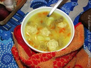 суп с кукурузной крупой