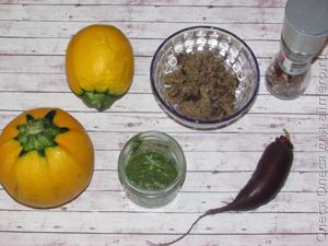 фаршированные кабачки с ароматной заправкой