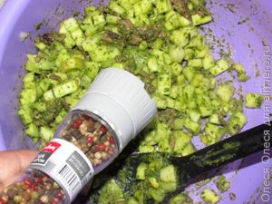 фаршированные кабачки с ароматной заправкой