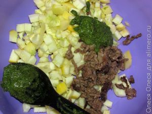 фаршированные кабачки с ароматной заправкой
