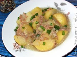 картошка с мясом