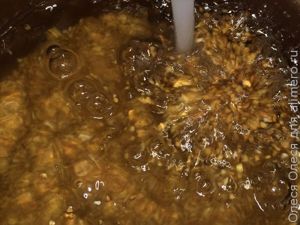 молочный суп с гречкой и сыром