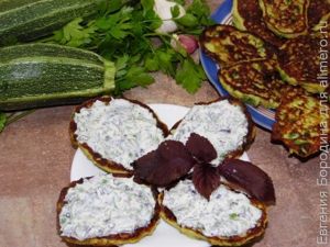 Кабачковые оладьи
