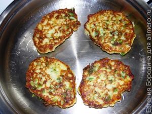 Кабачковые оладьи