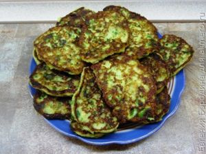 Кабачковые оладьи